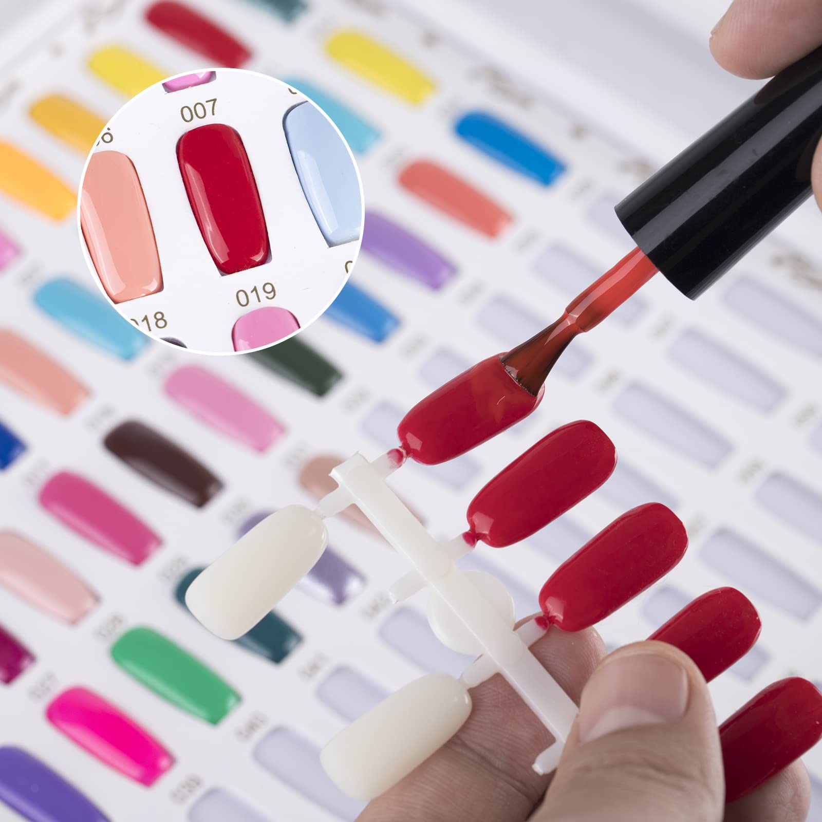 Amazon.com : Acycoin2A Professional 216 Nail Colors Chart (Gold